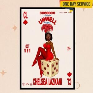 Chelsea Lazkani October 11 2025 Vegas Event Poster